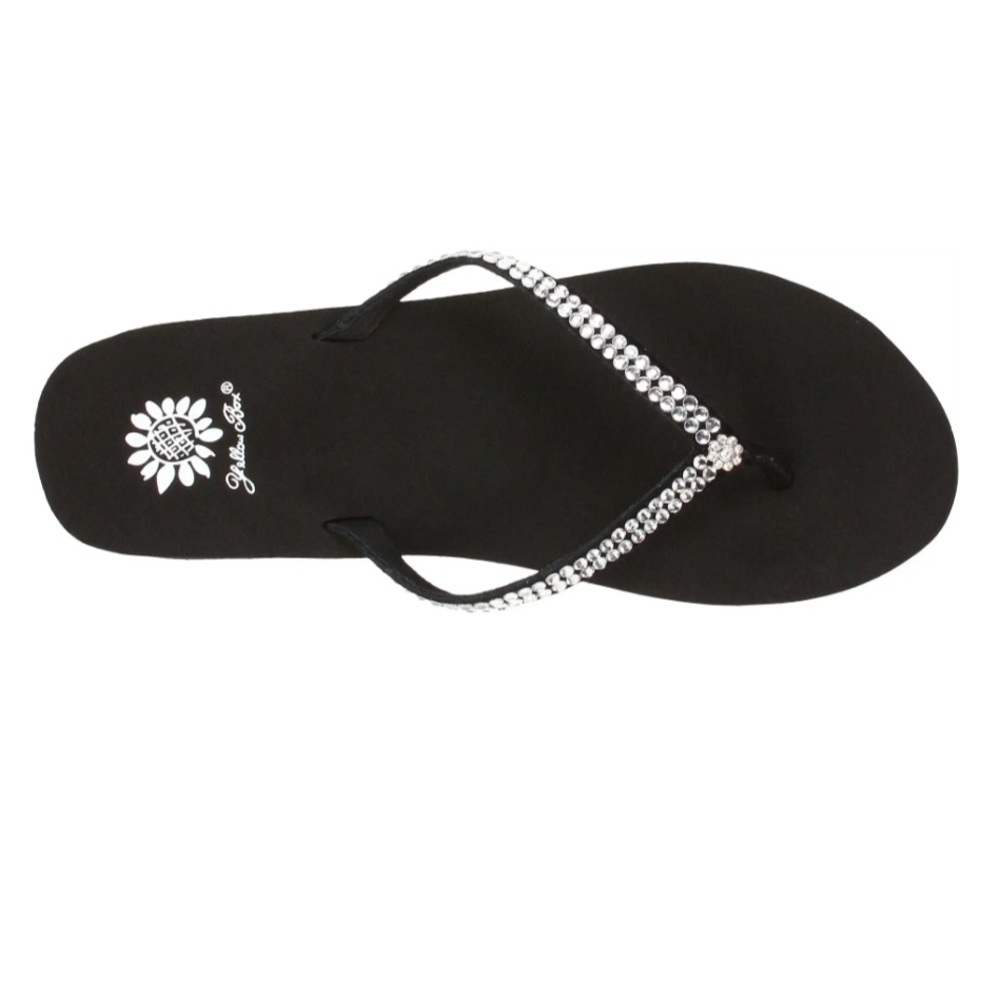 NWT Yellowbox Custard Black Sandals - Picture 2 of 9